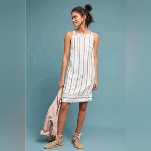 NWT Anthropologie Claudia Striped Shift Dress - Size 8